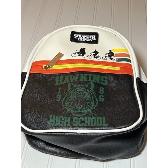 STRANGER THINGS Hawkins High School Mini Backpack Netflix NWT - Picture 1 of 6